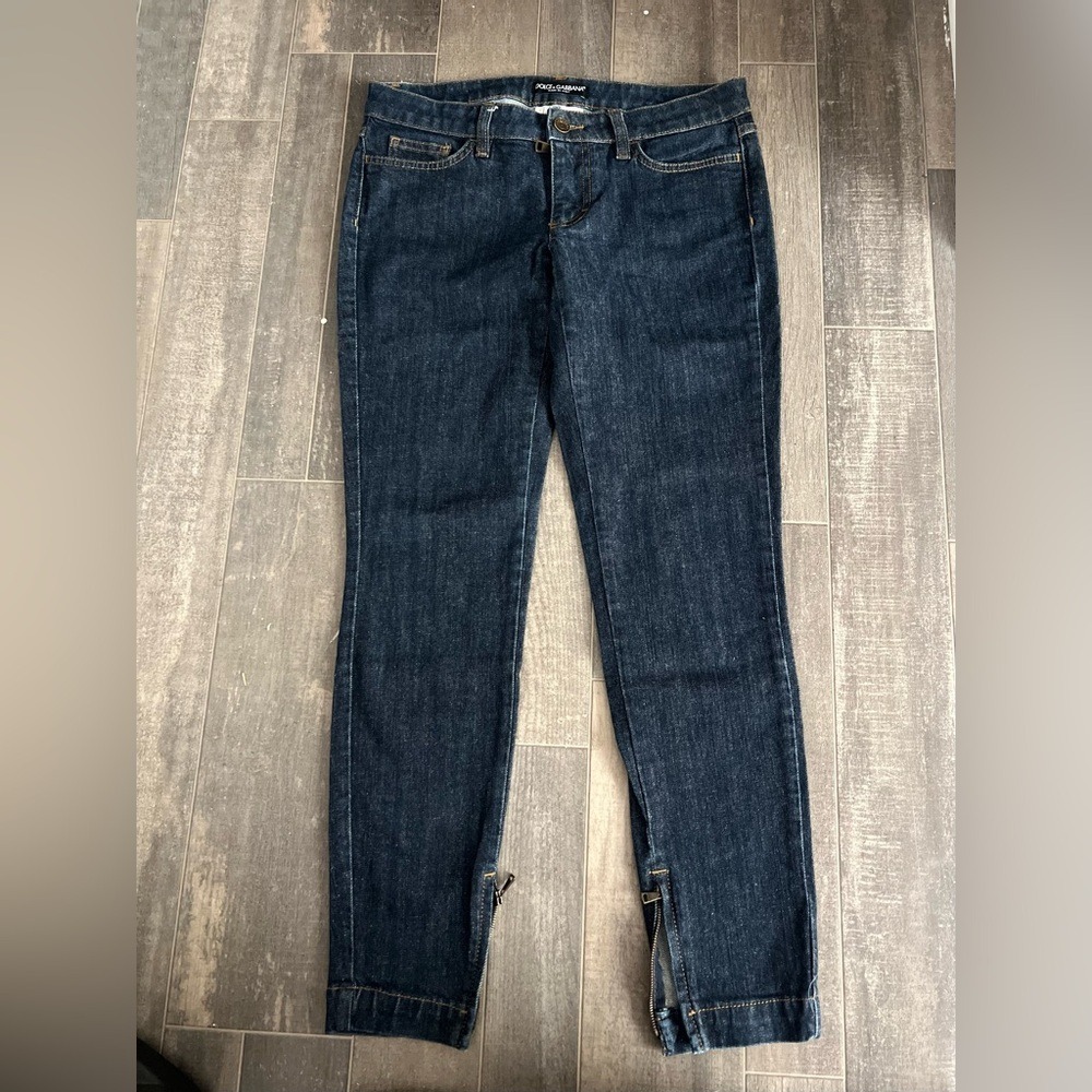 Dolce & Gabbana "Pretty" Dark Blue Denim Jeans